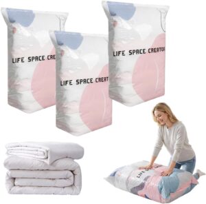No-Pump Vacuum Storage Bags, 2026 N...