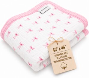 Organic Cotton Muslin Baby Blanket ...