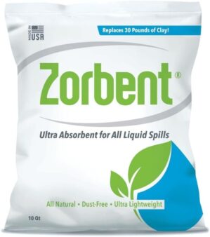 Zorbent Liquid Spill Cleanup 10 Qua...