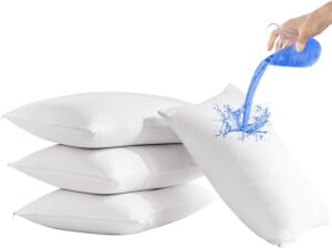 4 Pack Waterproof Pillow Protectors...