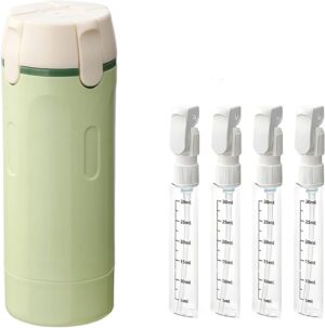 4 in 1 Travel Dispenser, 4 Pack 1OZ...
