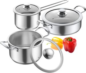 Aufranc Stainless Steel pots and pa...