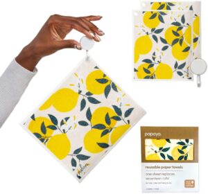 Papaya Reusable Paper Towels, Premi...