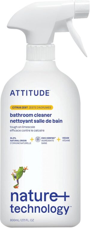 ATTITUDE Bathroom Cleaner Spray, EW...