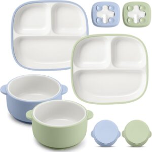 Domensi 4 Pcs Square Porcelain Kid ...