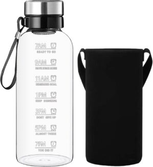 64 OZ Glass Water Bottle – La...