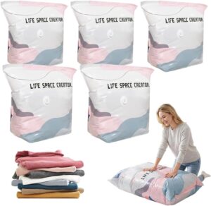 No-Pump Vacuum Storage Bags, 2026 N...