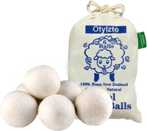 Otylzto Wool Dryer Balls 6-Pack, Dr...