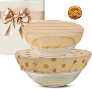 Beeswax Bowl Covers for Bread Proof...