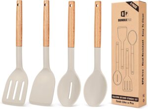 Pack of 4 Silicone Cooking Utensils...