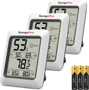 TempPro TP50 3 Pieces Digital Hygro...
