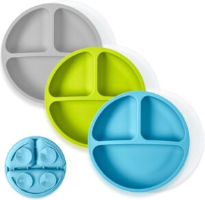 WeeSprout Suction Plates with Lids ...