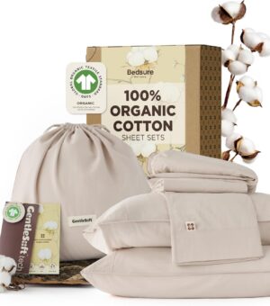 Bedsure 100% GOTS Certified Organic...