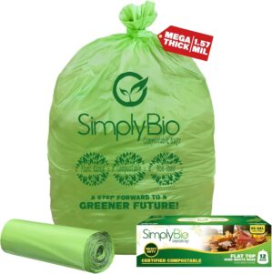 Simply Bio 50-55 Gallon Compostable...