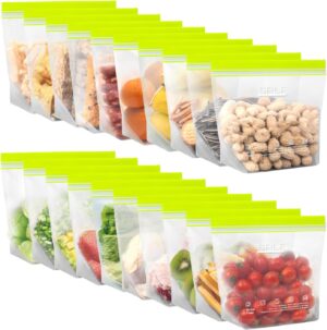SPLF 20 Pack Reusable Sandwich Bags...