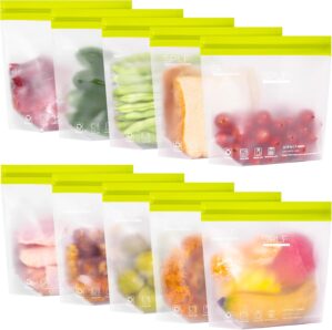 SPLF 10 Pack Stand-Up Reusable Quar...