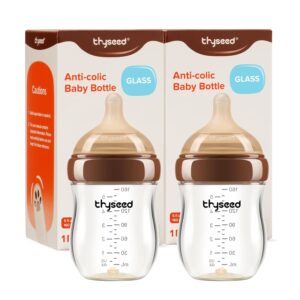 Thyseed Anti-Colic Glass Baby Bottl...