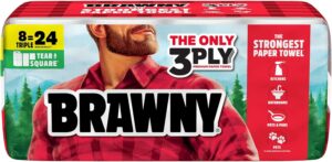 Brawny Tear-A-Square 3-Ply Paper To...