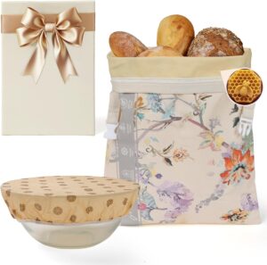 Reuseable Beeswax Bread Bags for So...