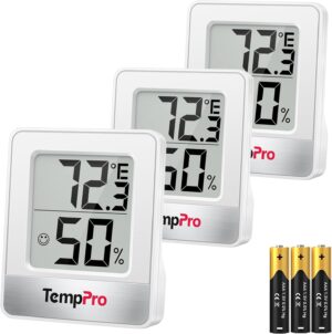 TempPro TP49 3 Pieces Digital Hygro...