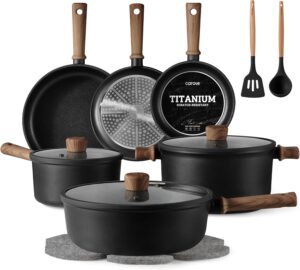 CAROTE Nonstick Pots and Pans, Indu...