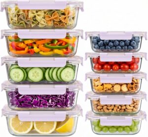 Dealusy 10 Sets (20-Piece) 4.5 Cup ...