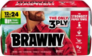 Brawny Tear-A-Square 3-Ply Paper To...