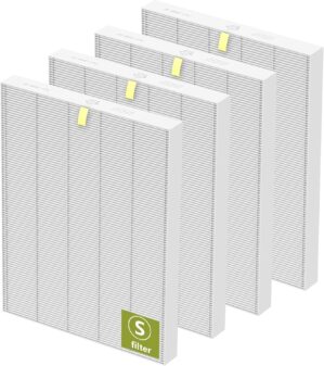 4 Pack C545 True HEPA Replacement F...