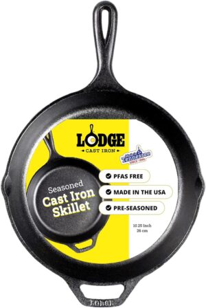 Lodge Seasoned Cast Iron Skillet 10...