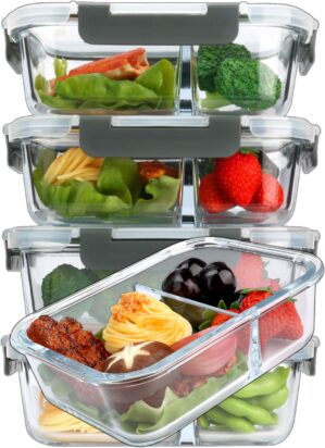 M MCIRCO [5-Pack,36 Oz] Glass Meal ...