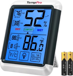 TempPro TP55 Digital Indoor Hygrome...