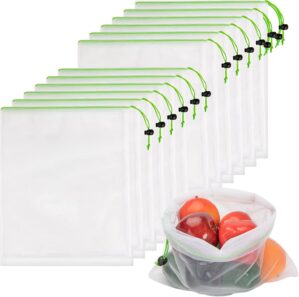 Set of 12 Reusable Mesh Produce Bag...