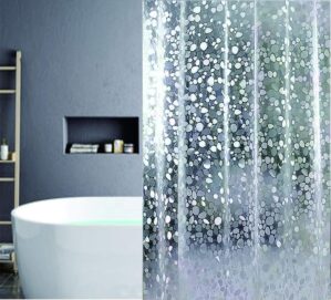 SUJAYU EVA Shower Curtain Liner wit...