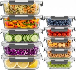 Dealusy 10 Sets (20-Piece) 4.5 Cup ...