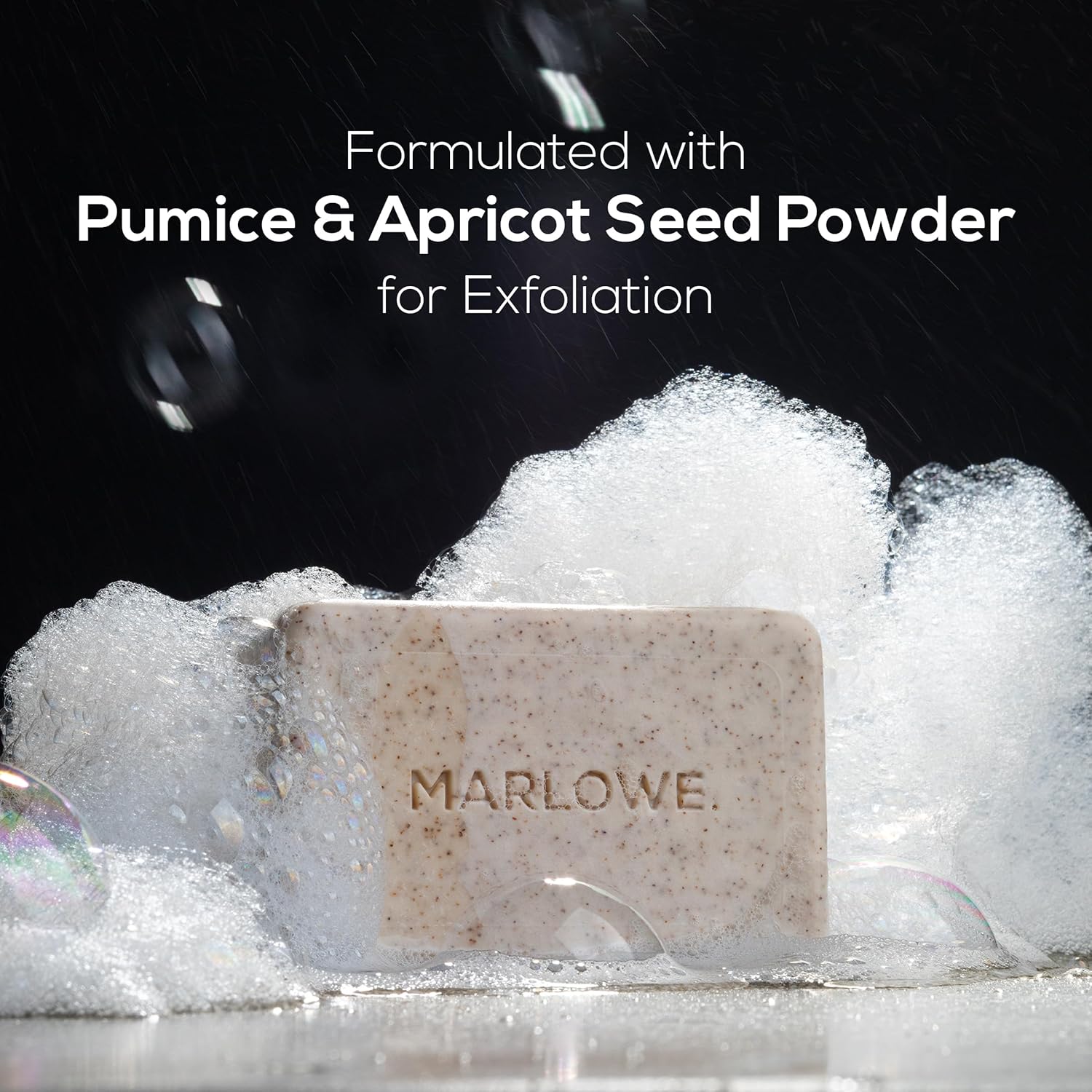 MARLOWE. No. 102 Body Scrub Soap 7 oz, Exfoliating Soap Bar with Shea Butter, Olive Oil & Green Tea Extracts, Cleanses, Smooths & Revitalizes Skin, Original Sage & Fir Scent - Image 3