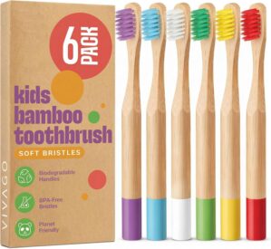 VIVAGO Kids Toothbrush with Soft Br...