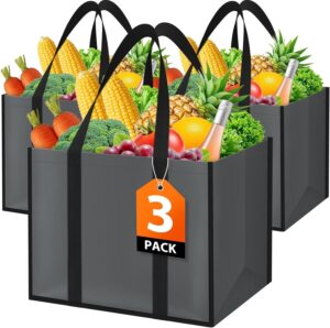 WISELIFE Reusable Grocery Bags with...