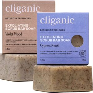 Cliganic Exfoliating Bar Soap For M...