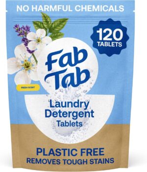 Fab Tab Laundry Detergent Tablets, ...
