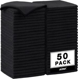 AIDEA Microfiber Cleaning Cloth Bla...