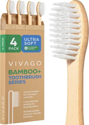 VIVAGO Extra Soft Toothbrushes for ...