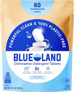 BLUELAND 100% Plastic-Free Dishwash...