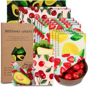 Reusable Beeswax Wrap, 11 Pack Eco-...