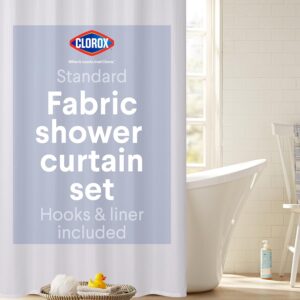 Clorox Bathroom Shower Curtain with...