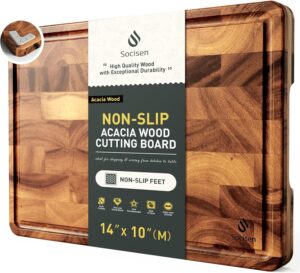 End Grain Cutting Board for Kitchen...