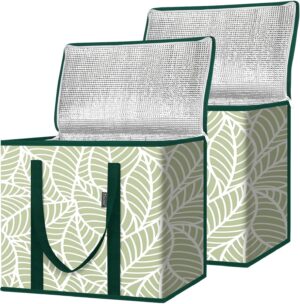 BALEINE 2Pk Insulated Reusable Groc...
