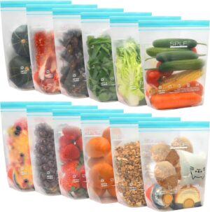 SPLF 12 Pack Reusable Gallon Freeze...