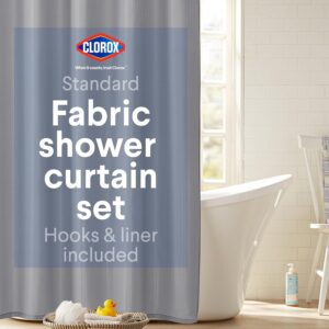 Clorox Bathroom Shower Curtain with...