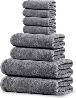 Tens Towels Pack of 8 Towels Set, 2...