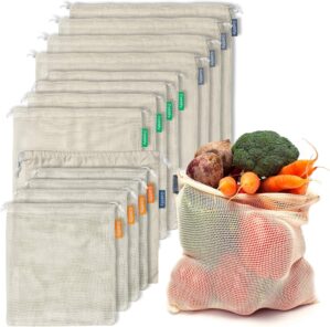 12+1 Reusable Produce Bags Grocery ...